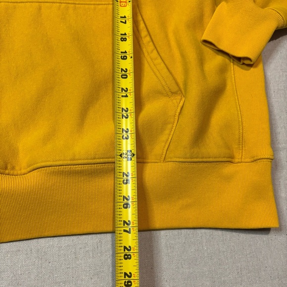Vintage 90’s Champion Reverse Weave Warmup Hoodie Sweatshirt Yellow Men’s Sz 2XL - Picture 4 of 5